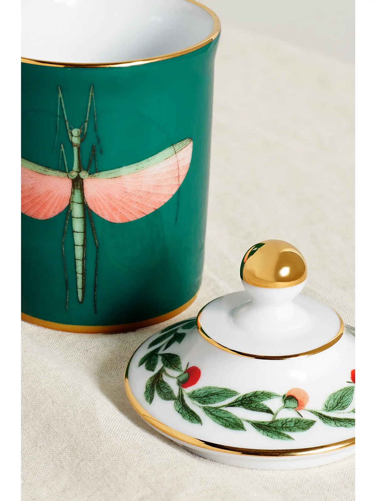 Gold-plated Porcelain Mug