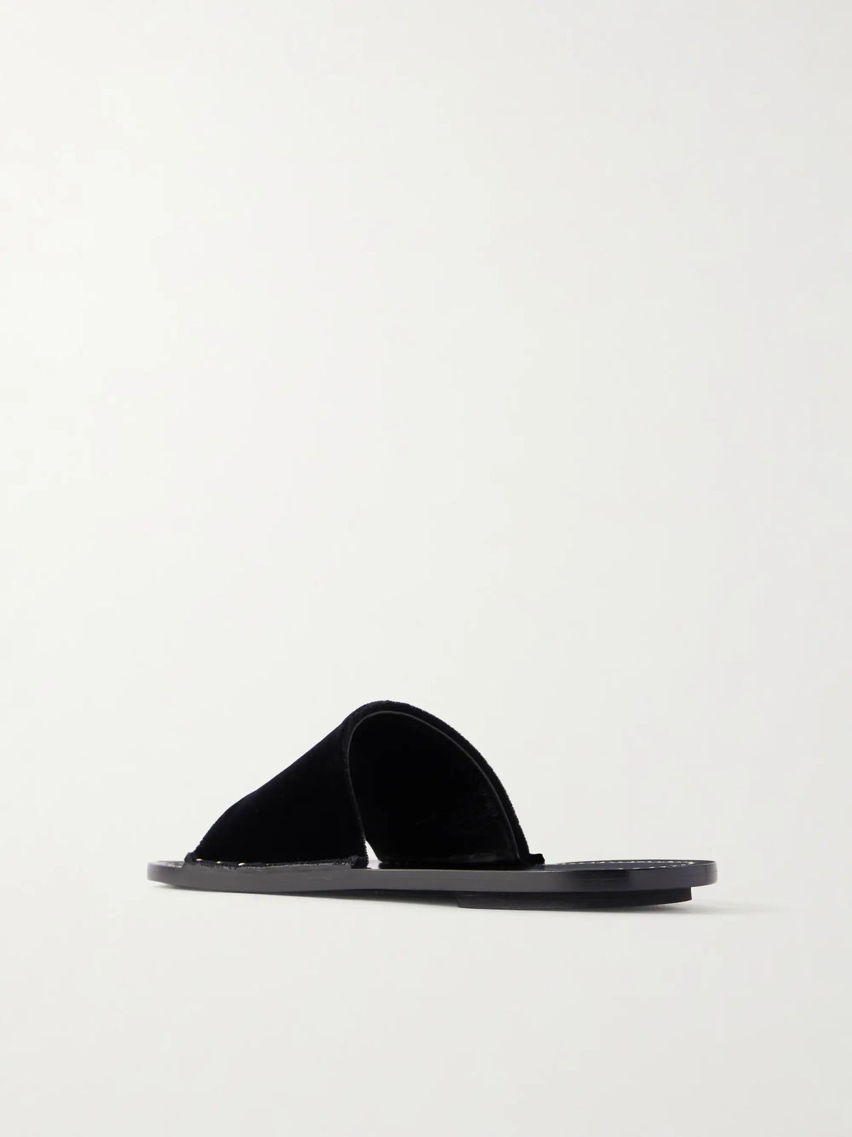 Studded Velvet Slides