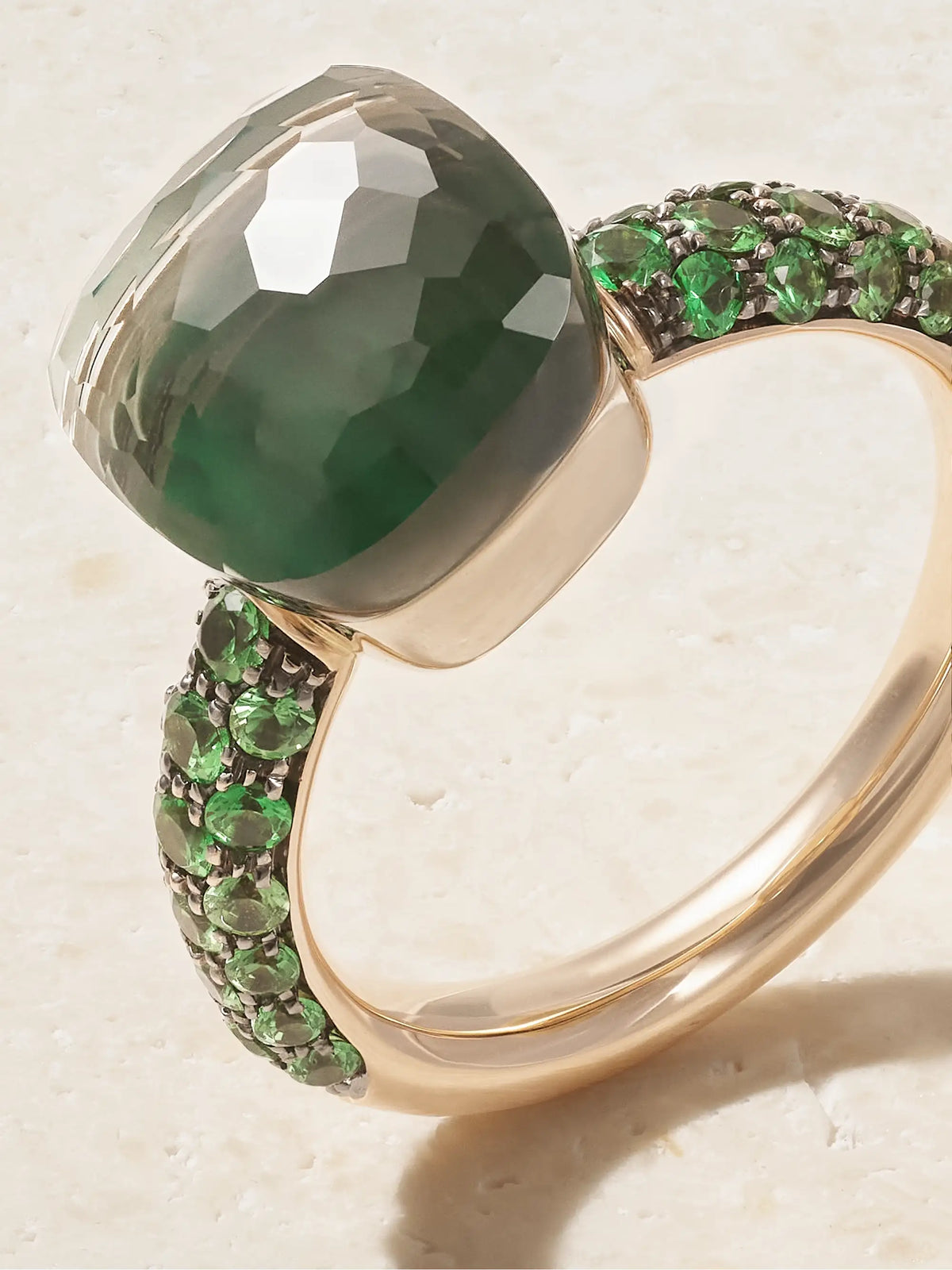 Nudo 18-karat Rose And White Gold Multistone Ring