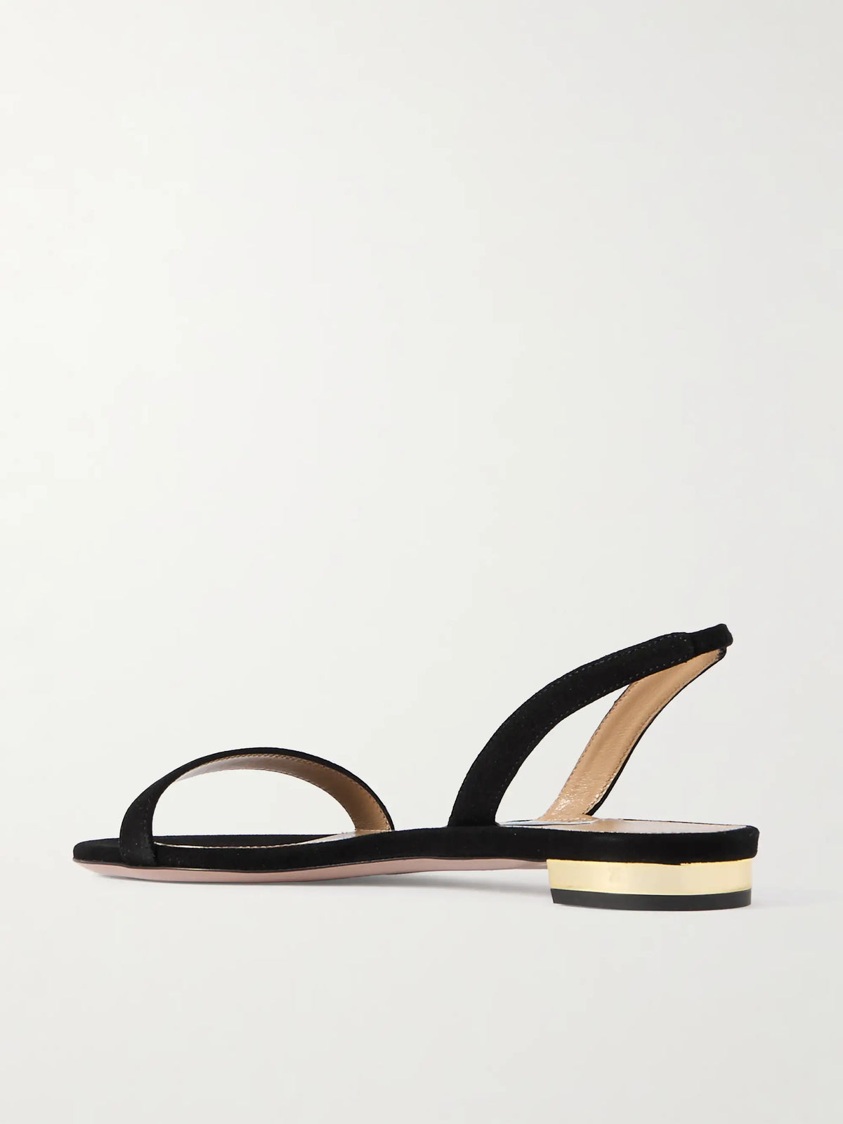 So Nude Suede Slingback Sandals
