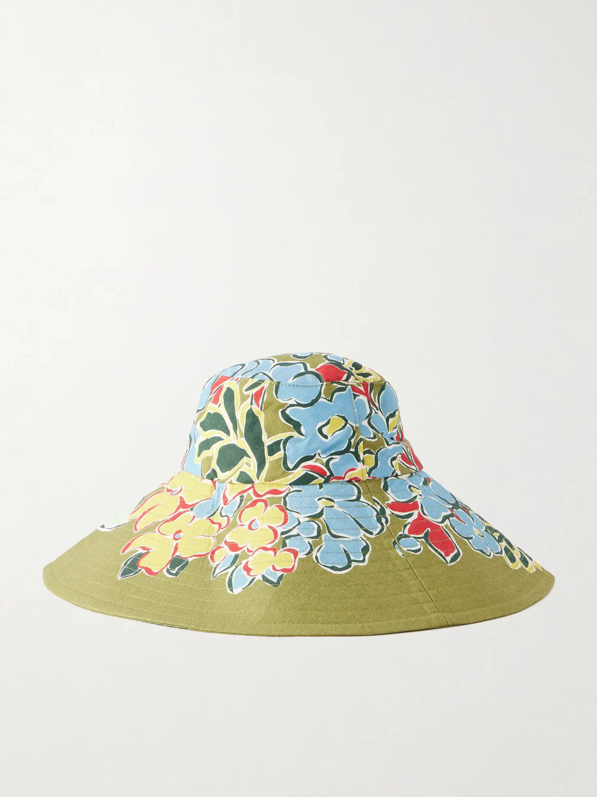 Solstice Printed Linen Bucket Hat