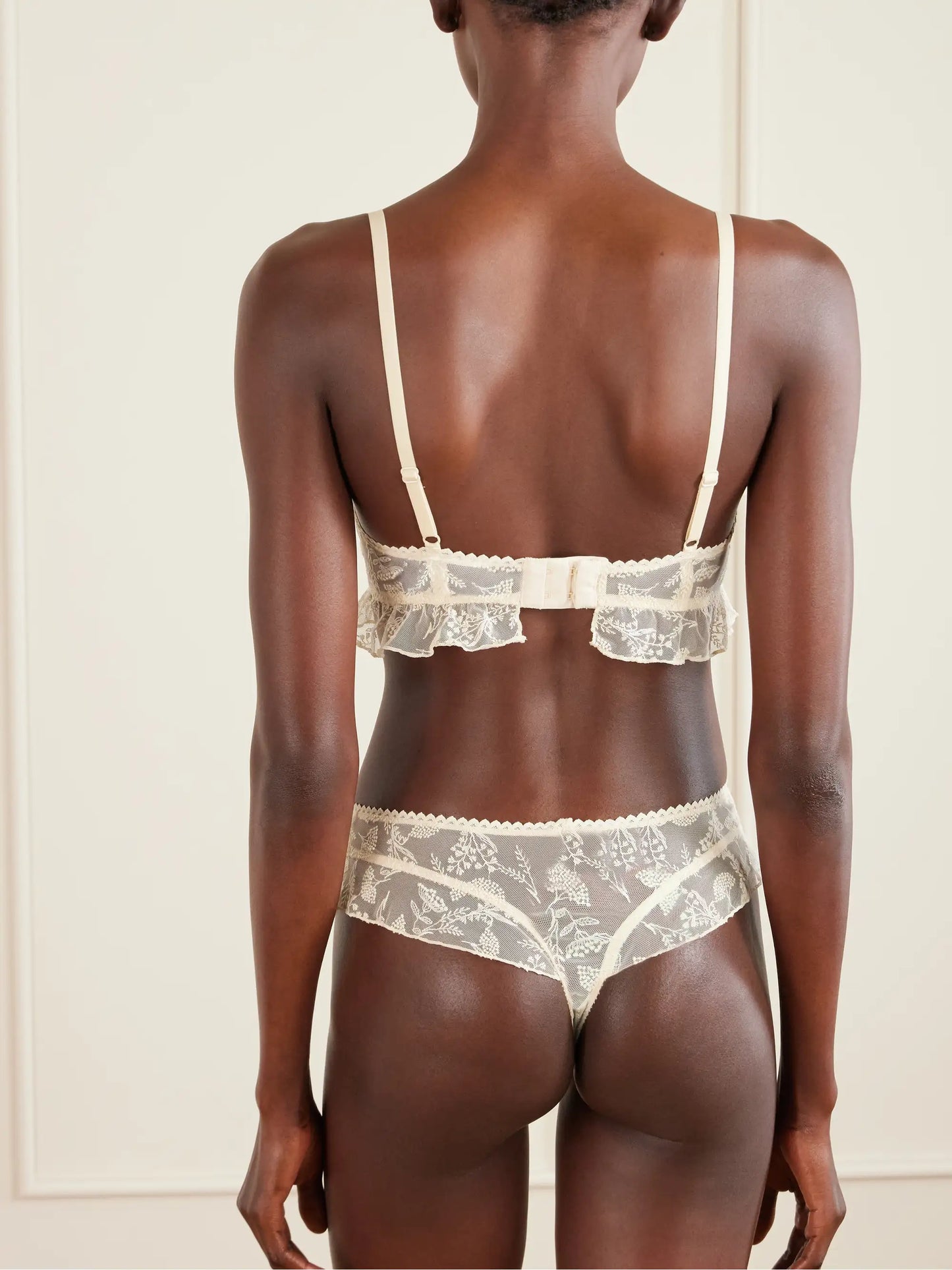 Seigle Embroidered Mesh Briefs