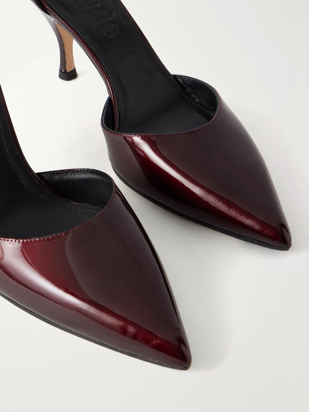 Aeyde Cassandra 75 Patent-leather Pumps