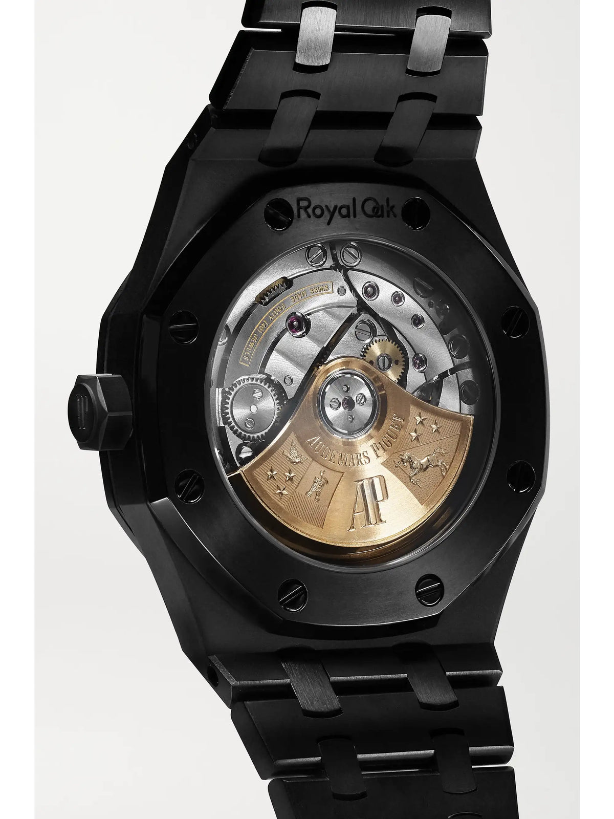 Audemars Piguet Royal Oak Limited Edition Automatic 37mm Dlc-coated Stainless Steel Watch