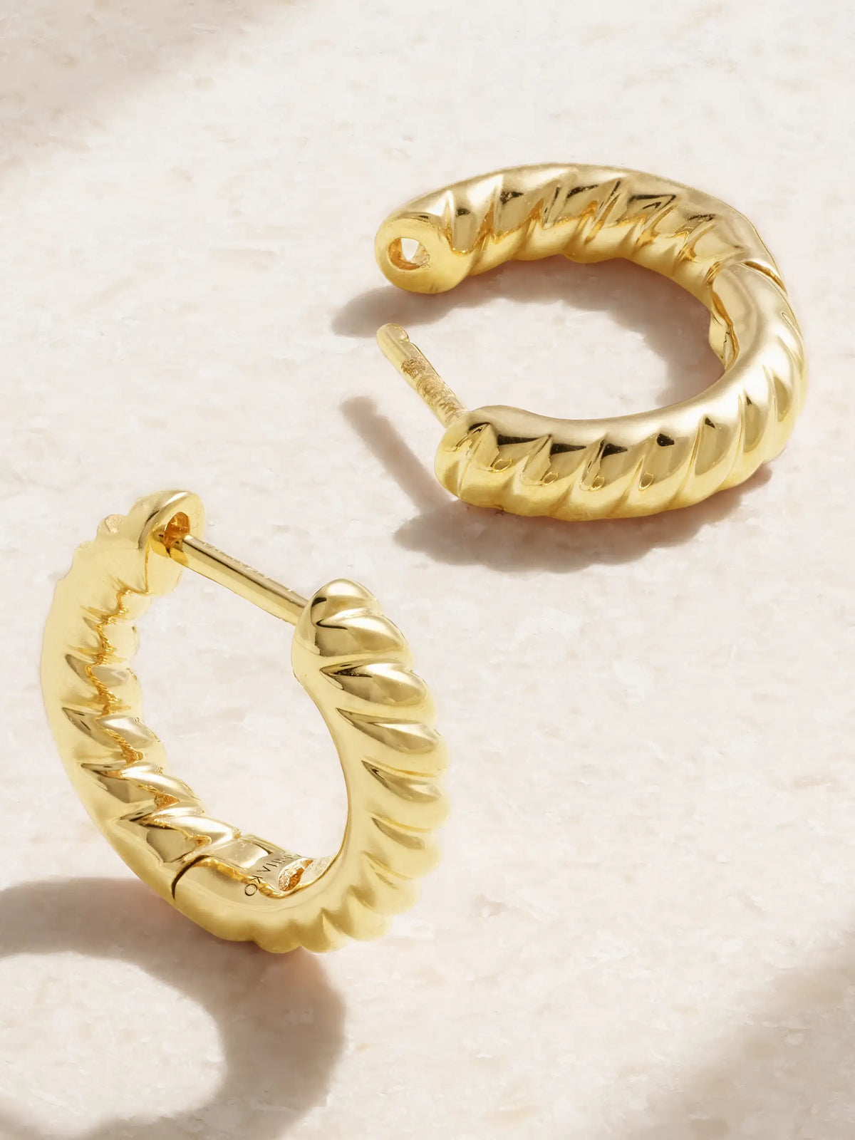 Zoe 18-karat Gold Hoop Earrings