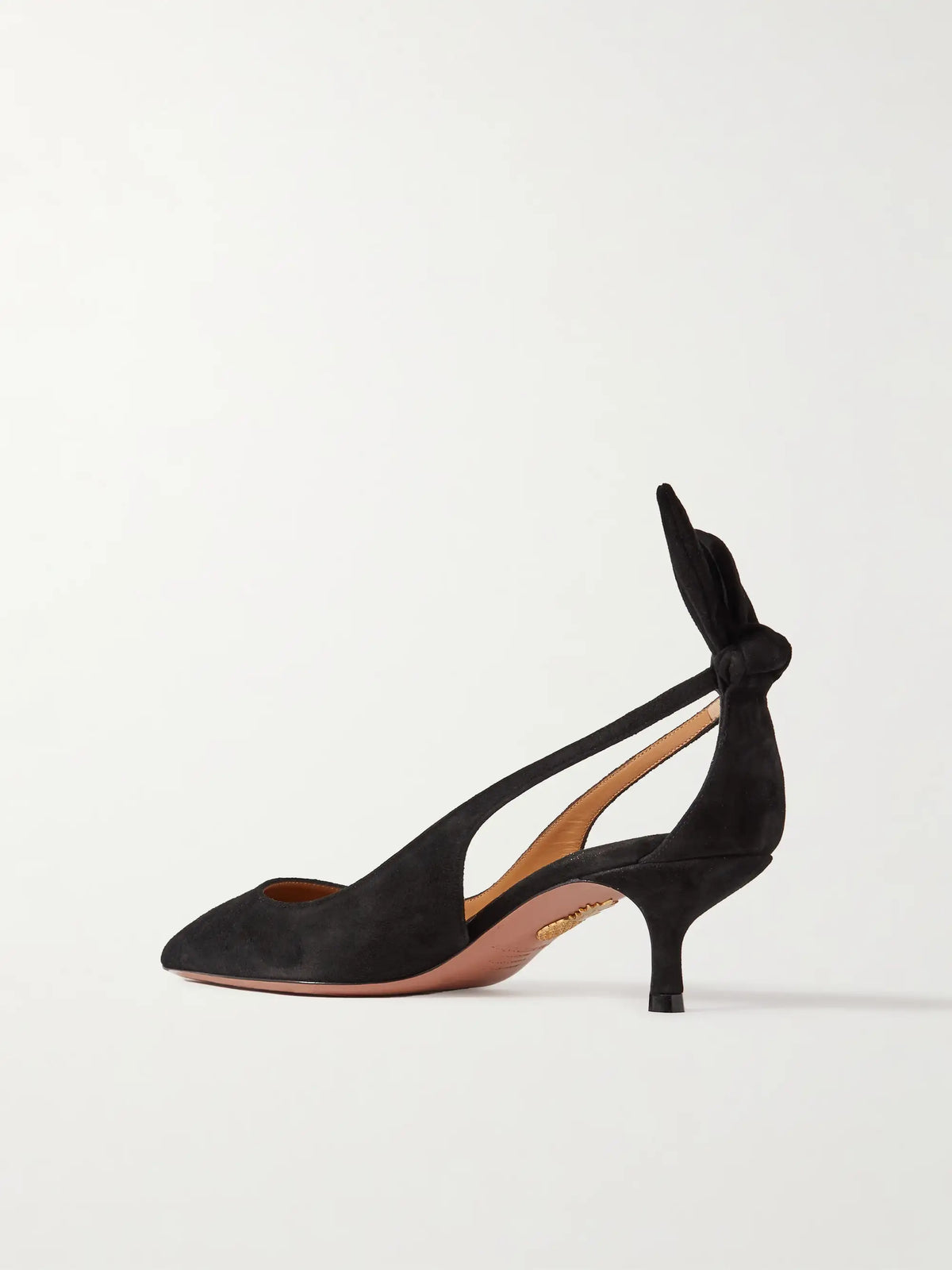 Bow Tie 50 Suede Pumps
