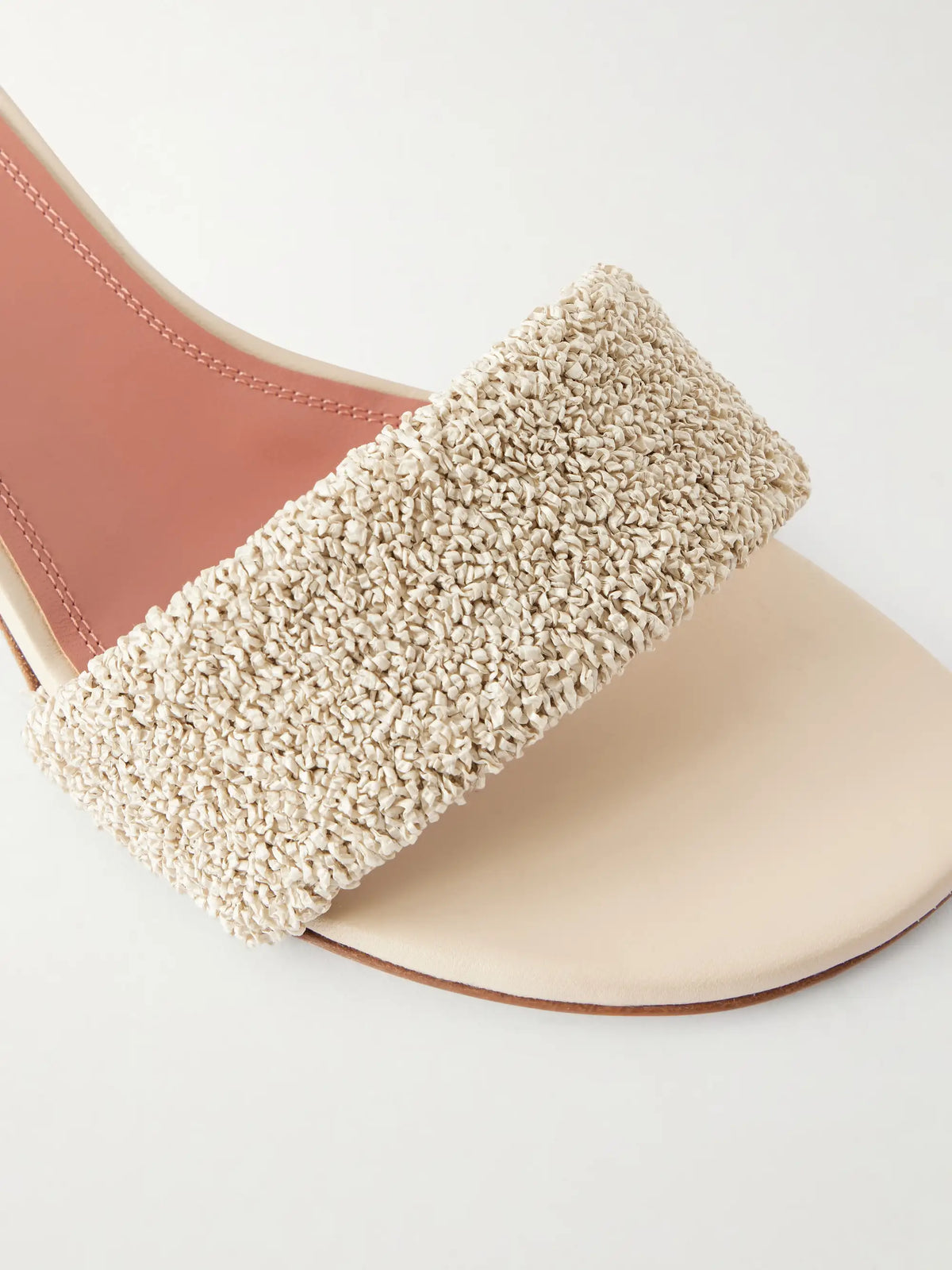 Andreea 45 Raffia Mules
