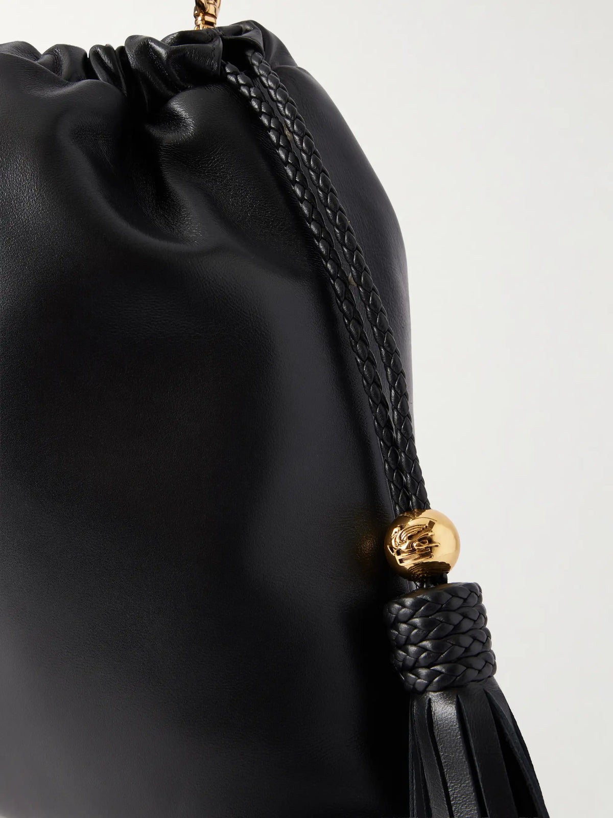 Kalispera Tasseled Leather Shoulder Bag