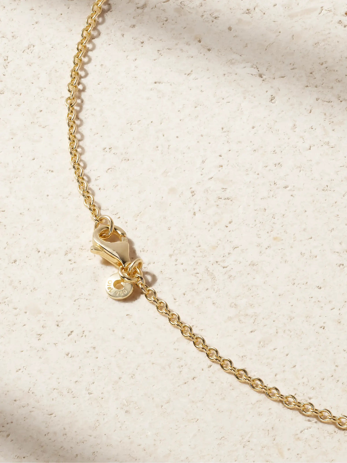Double Elephant 18-karat Gold Diamond Necklace
