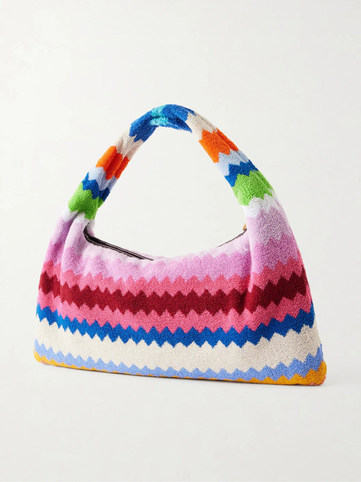 Striped Terry Shoulder Bag