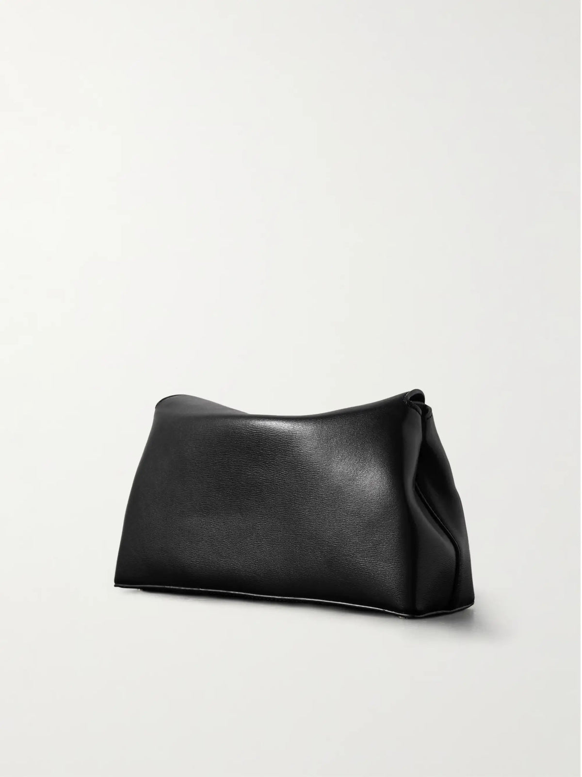 T-lock Leather Clutch