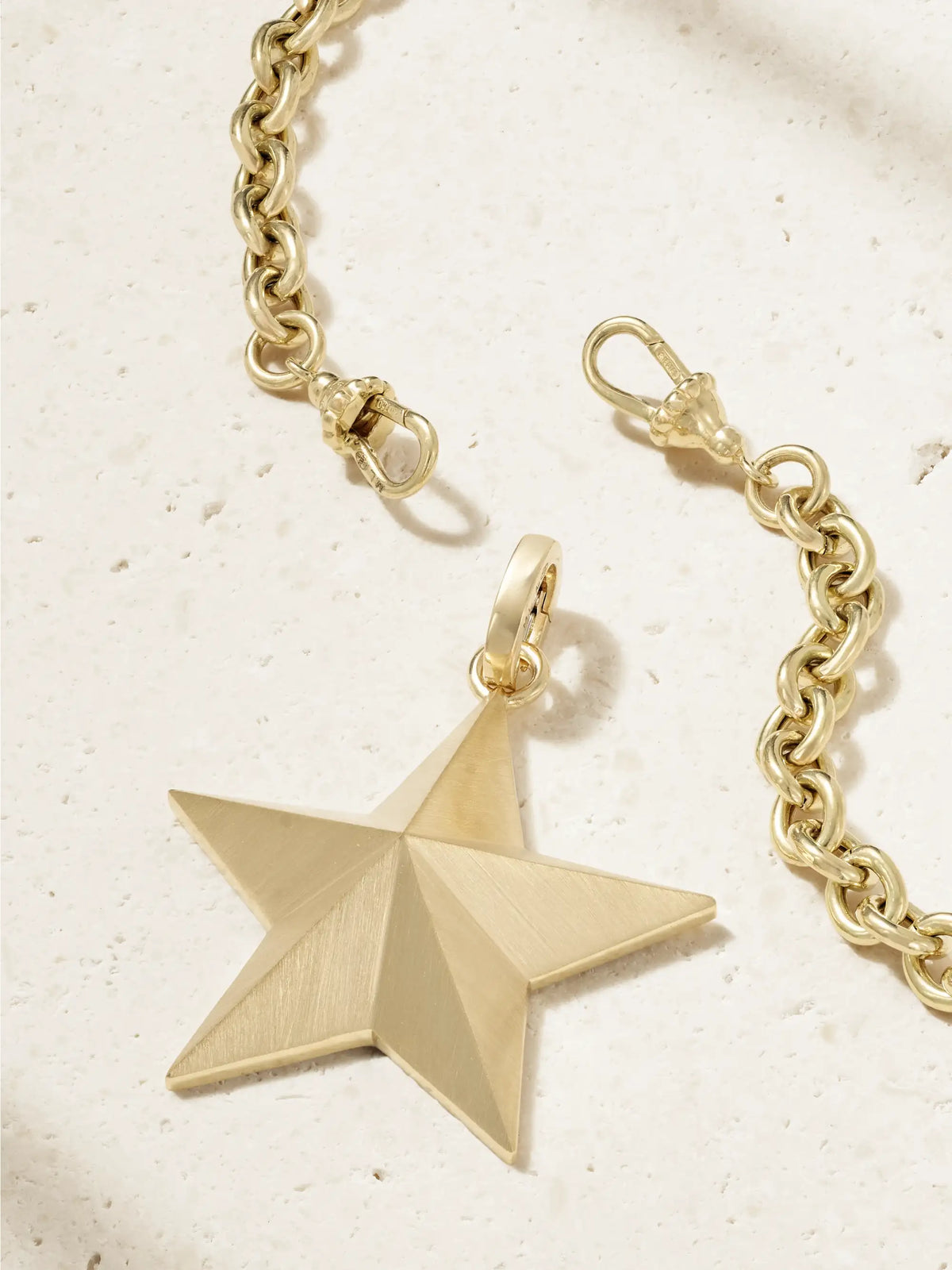 Jumbo Star 18-karat Gold Necklace