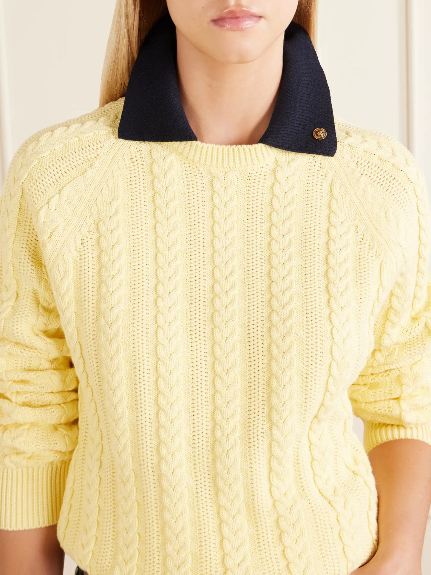 Cable-knit Cotton Sweater
