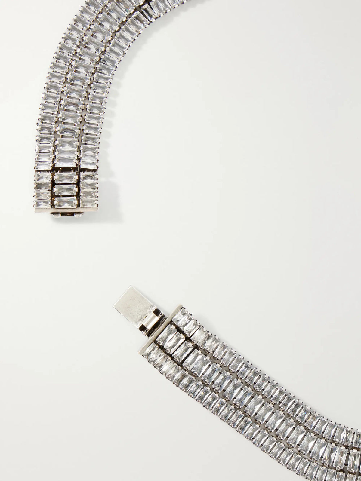 ISABEL MARANT Cara Crystal-embellished Silver-tone Necklace