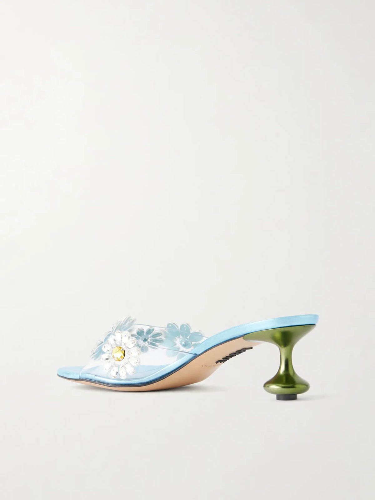 + Paula'a Ibiza Flower Embellished Pvc Mules