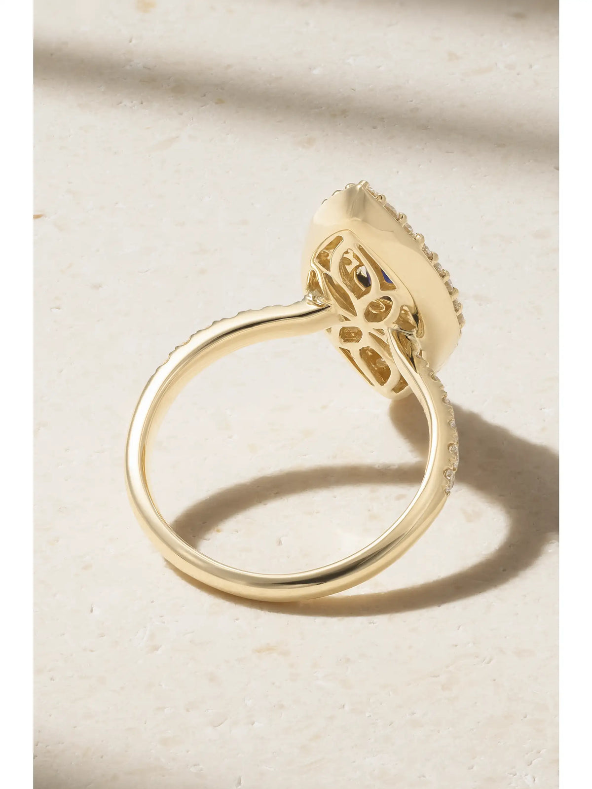 Evil Eye 18-karat Gold, Sapphire And Diamond Ring