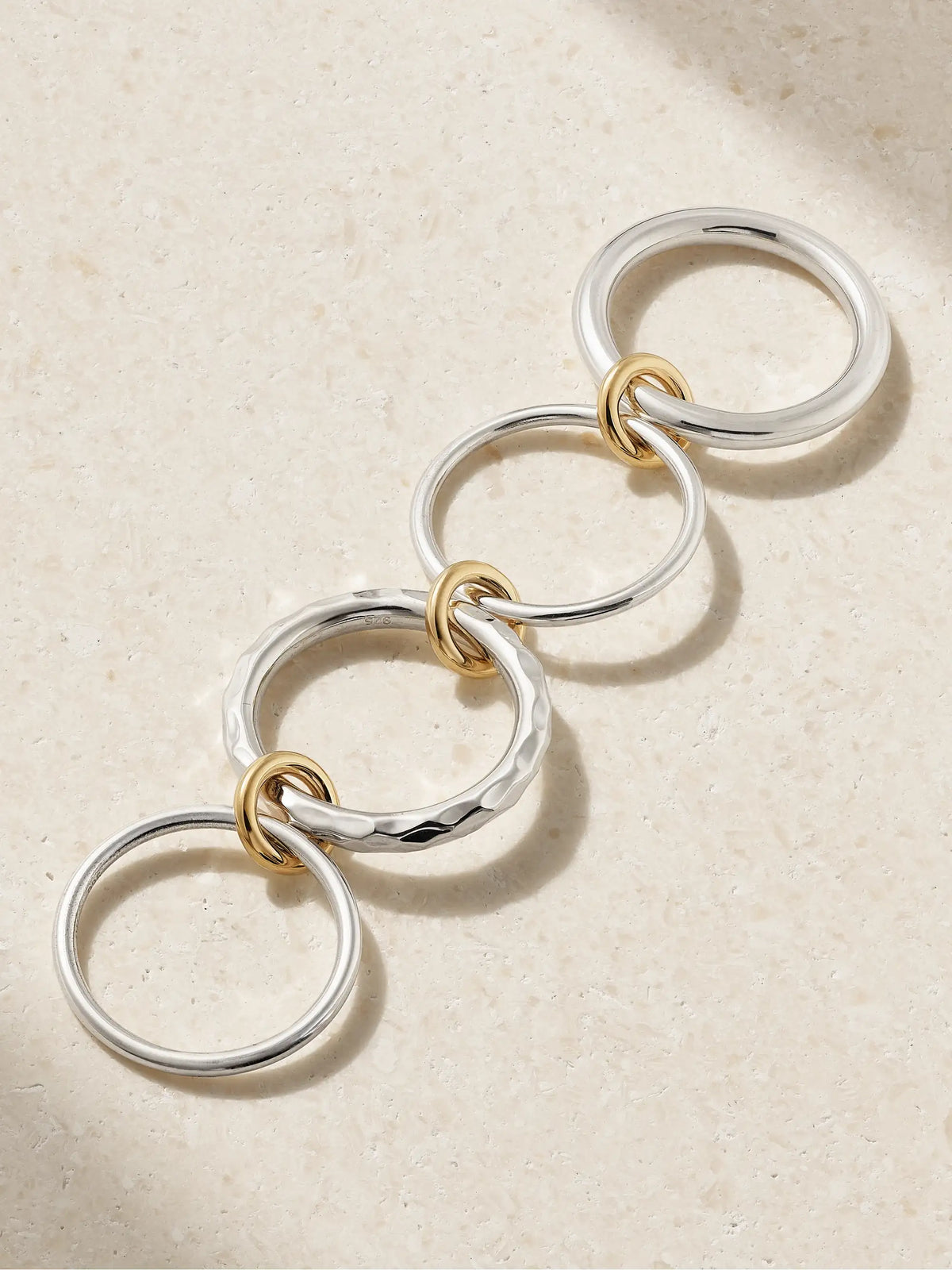 Cici Petite Sterling Silver And 18-karat Gold Ring