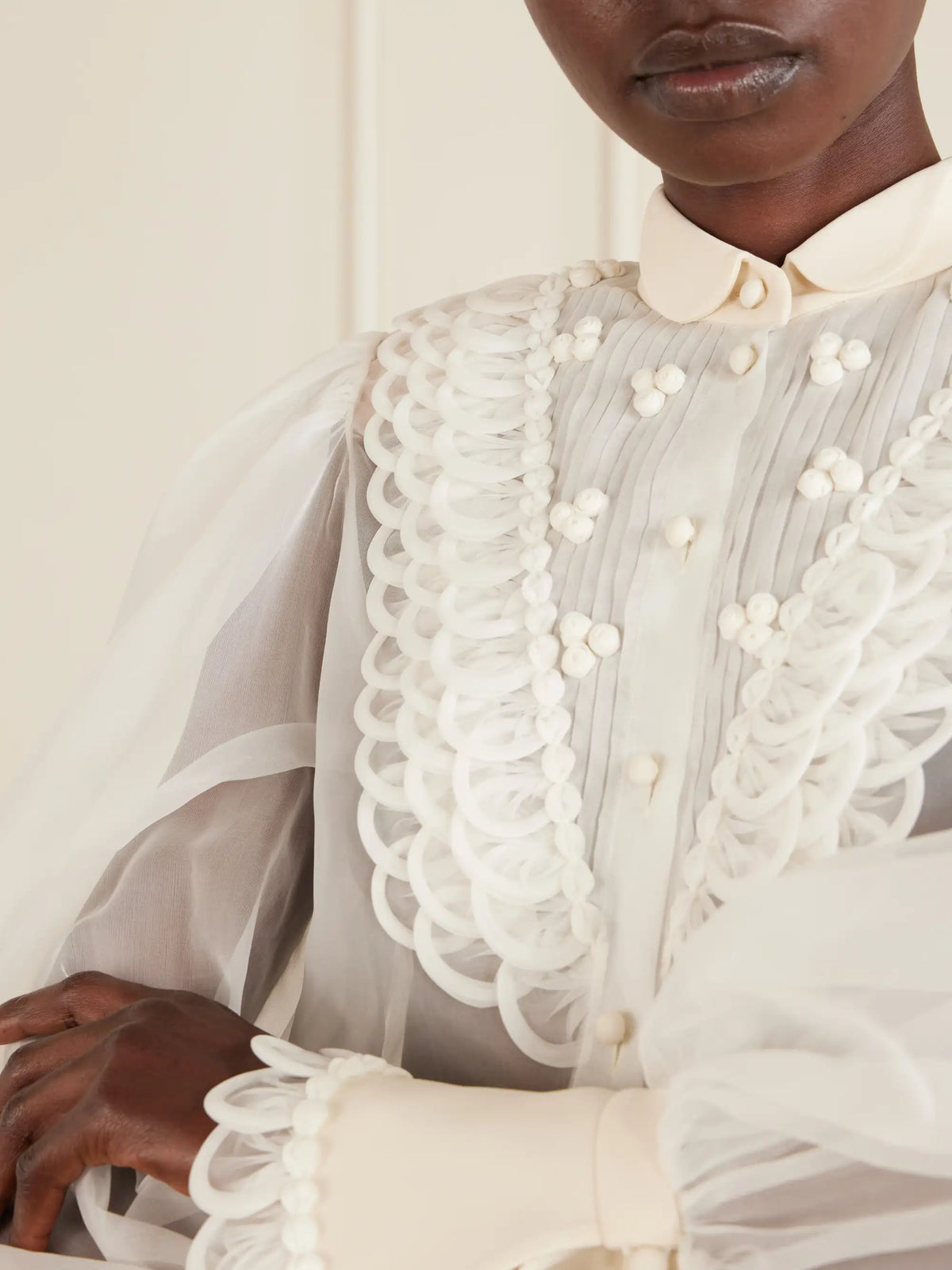 Silk-organza Blouse