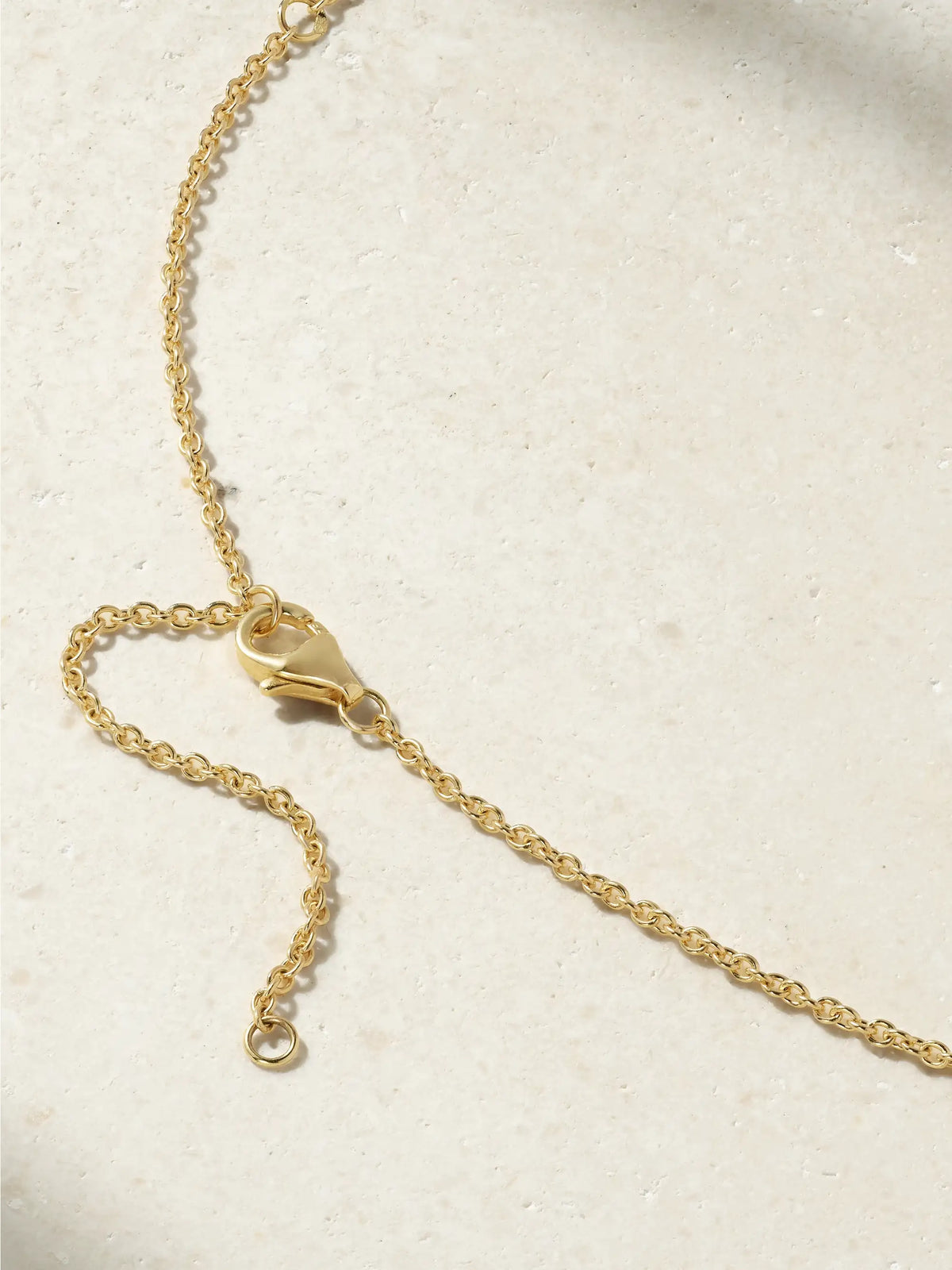 La Savane 9-karat Gold, Diamond, Crystal And Enamel Necklace