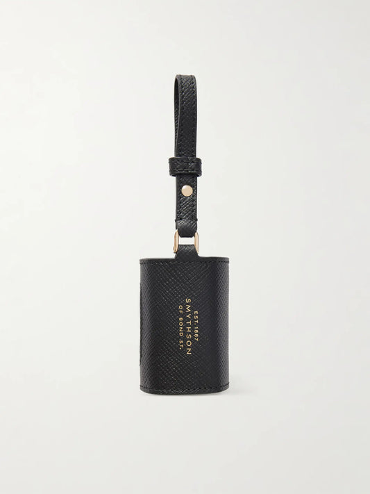 Smythson Panama Leather Pet Waste Bag Holder