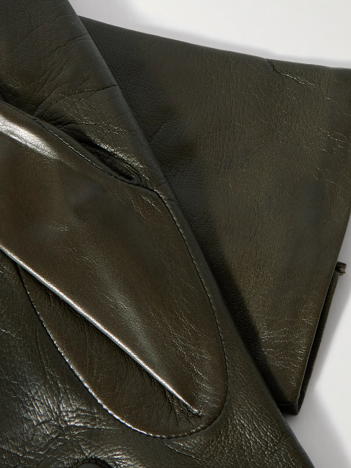 Kate Crinkled-leather Gloves