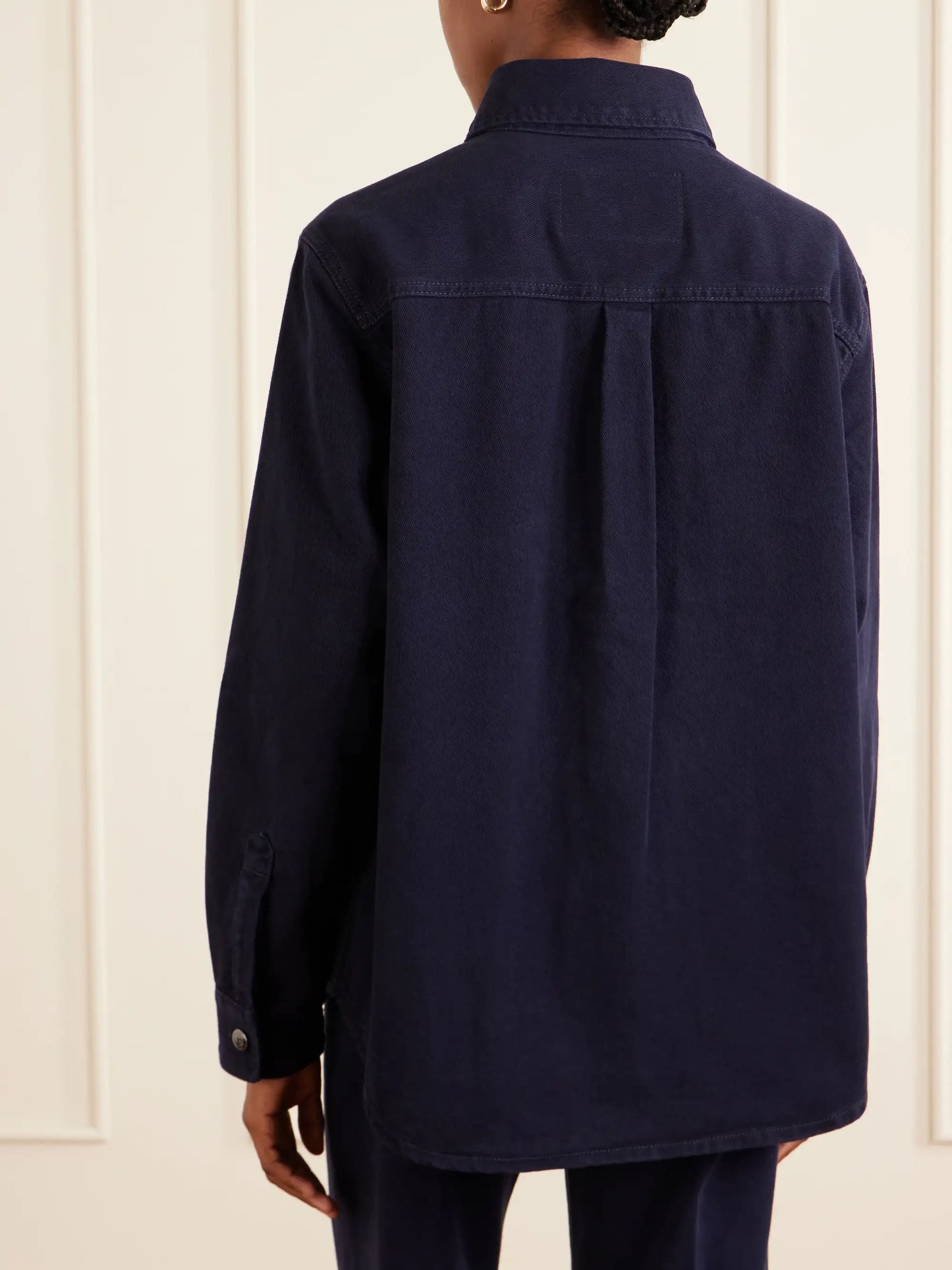 Berber Embroidered Denim Shirt