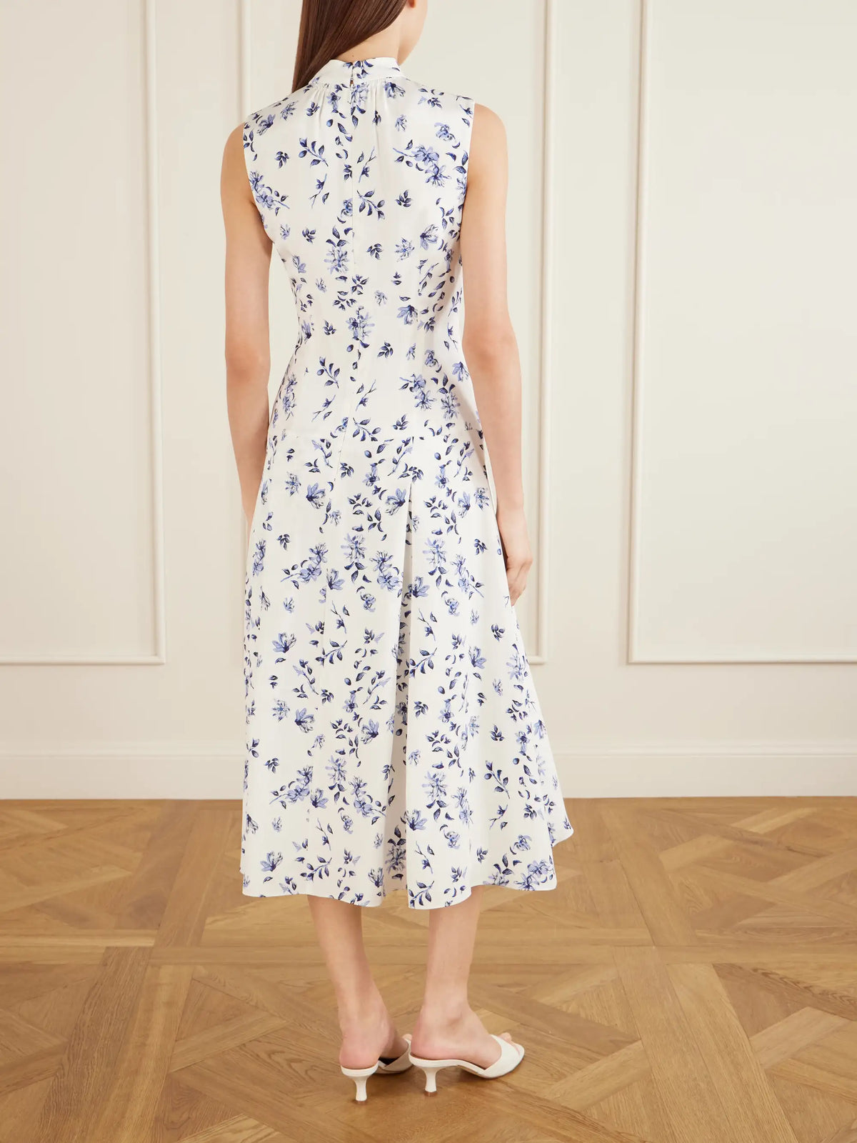 Joelle Floral-print Silk Midi Dress