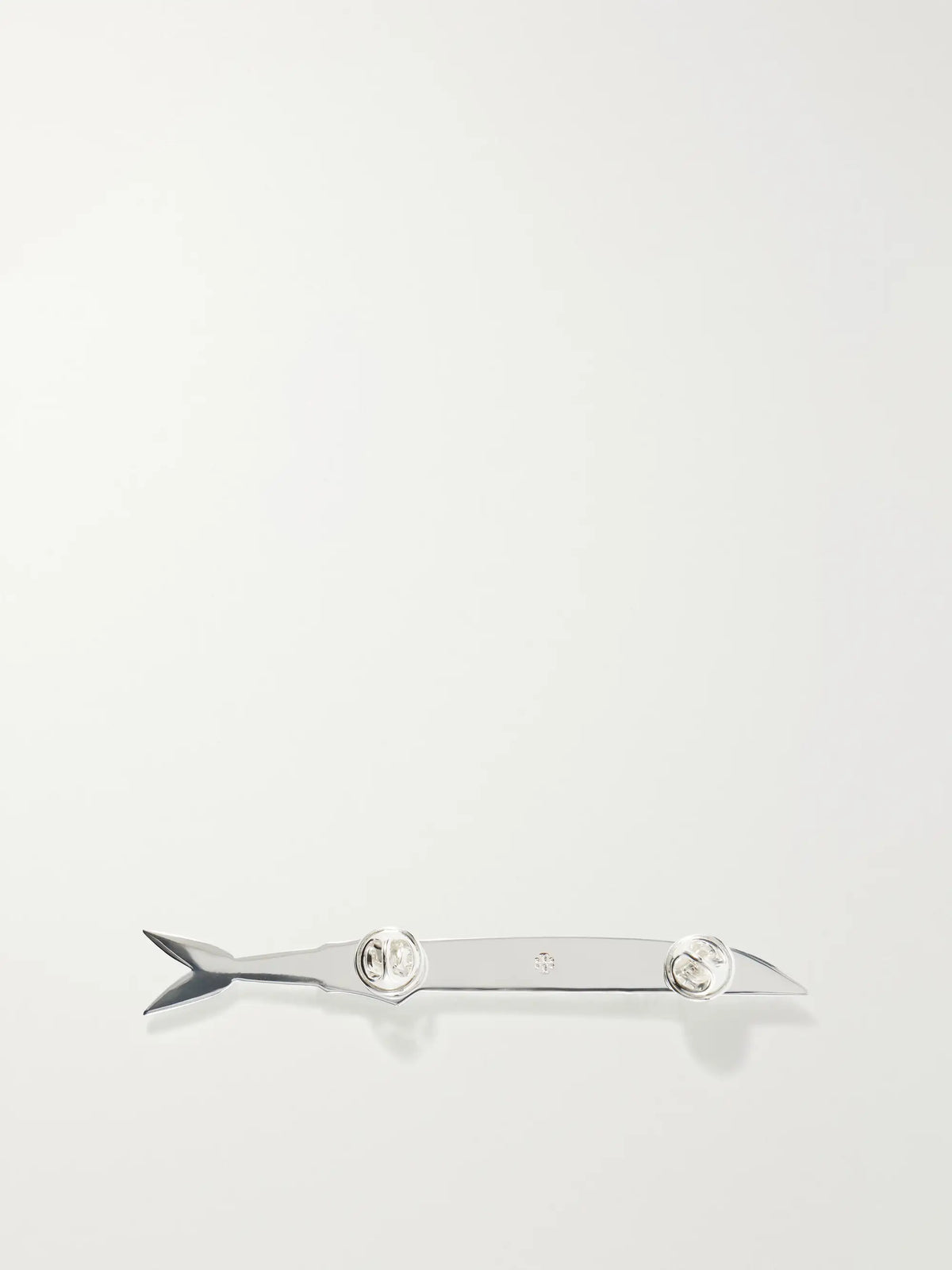 Tory Burch Fish Silver-tone Brooch