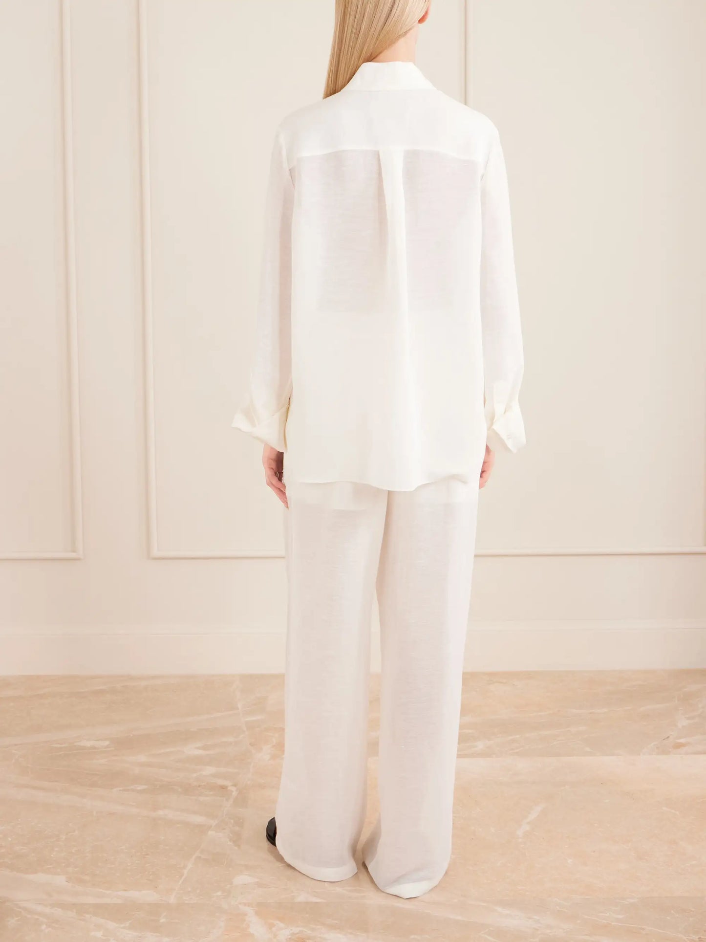 Next Morning Linen And Silk-blend Shirt