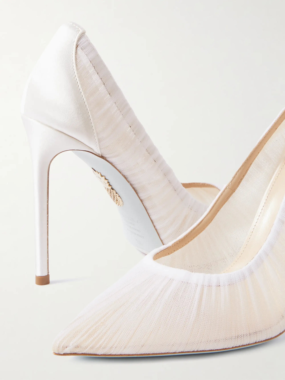 Voile 105 Tulle And Satin Pumps