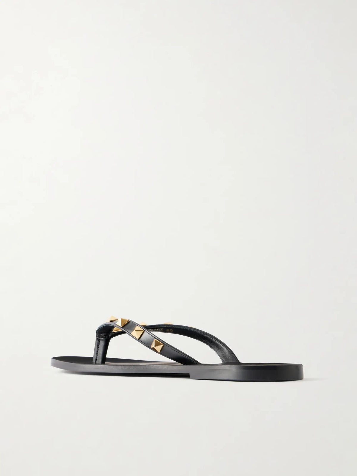 Rockstud Leather Thong Sandals