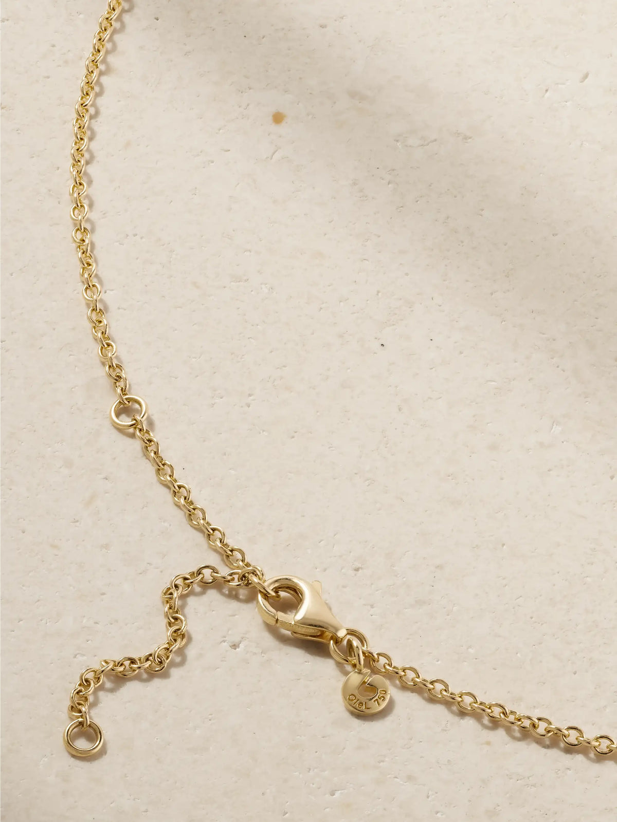 Lotus Bunch 18-karat Gold Multi-stone Necklace
