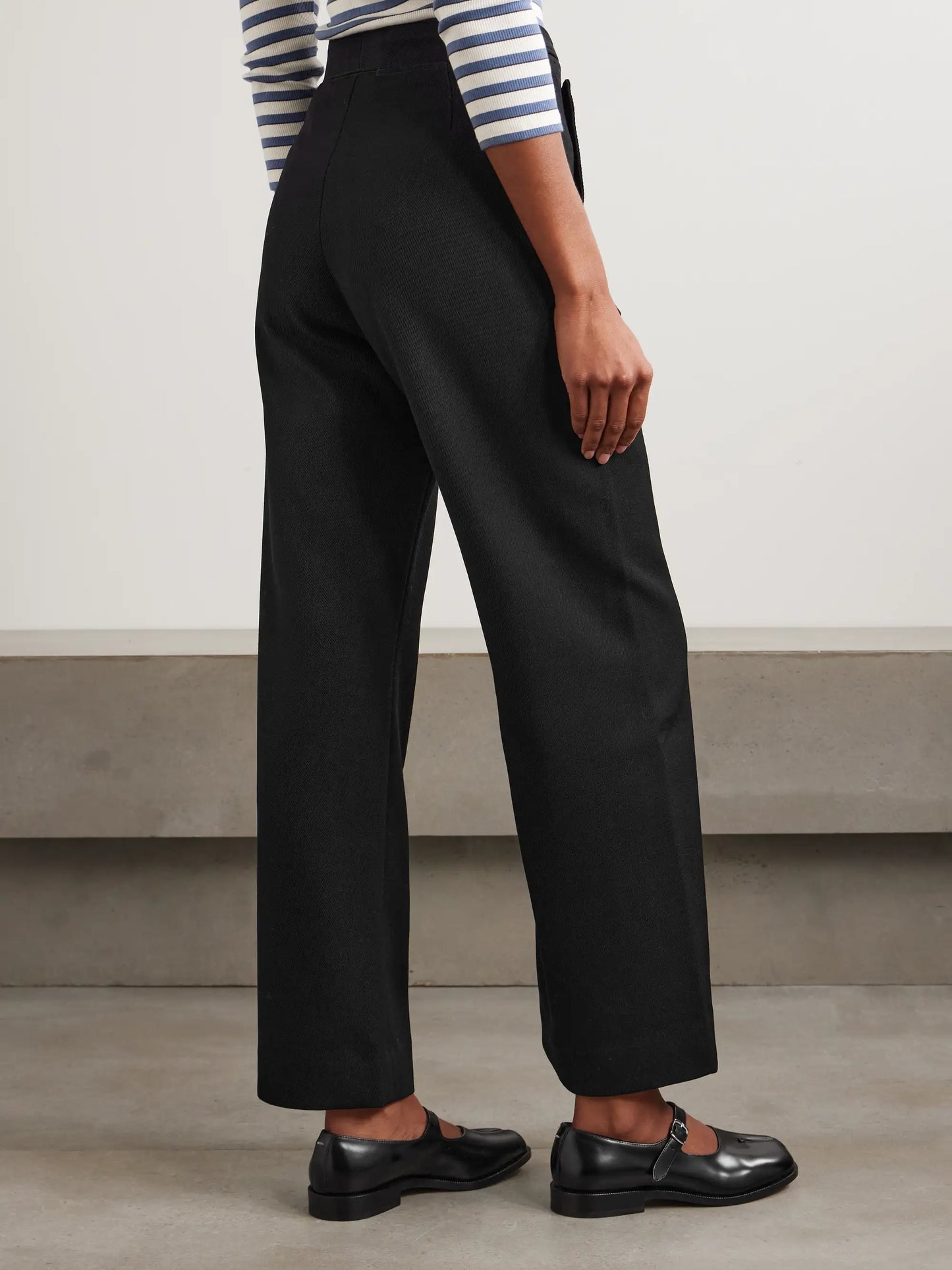 Sailor Wool-twill Straight-leg Pants