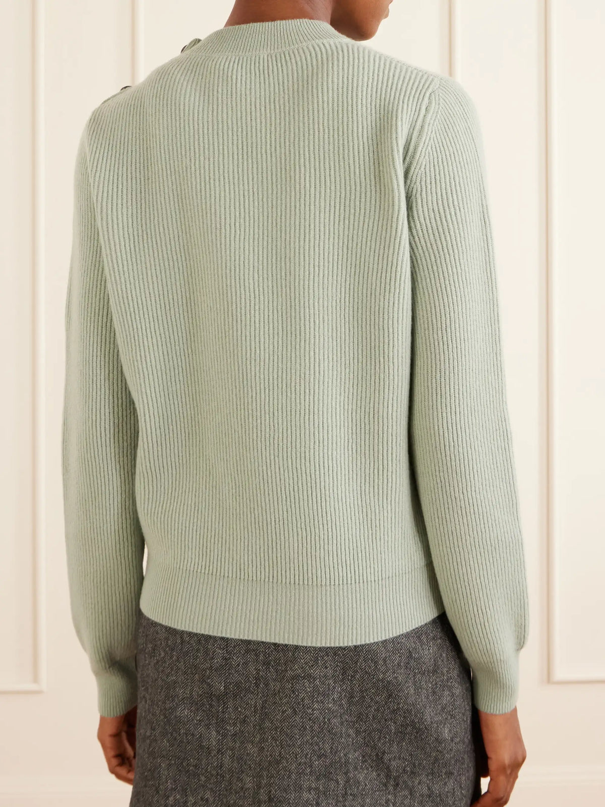 Racka Ribbed-knit Wool And Cashmere-blend Sweater