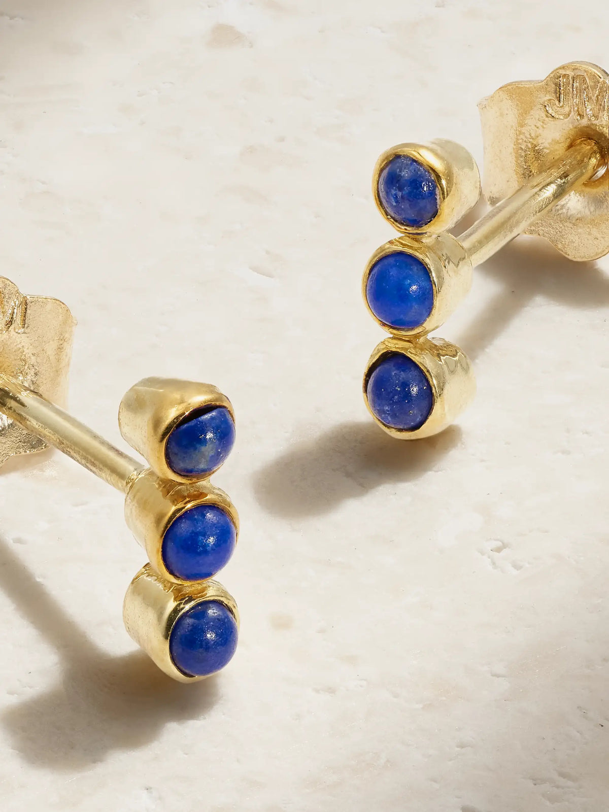 18-karat Gold Lapis Lazuli Earrings