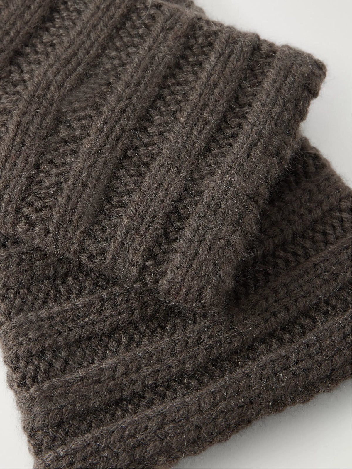LISA YANG Zarie Ribbed Cashmere Fingerless Gloves