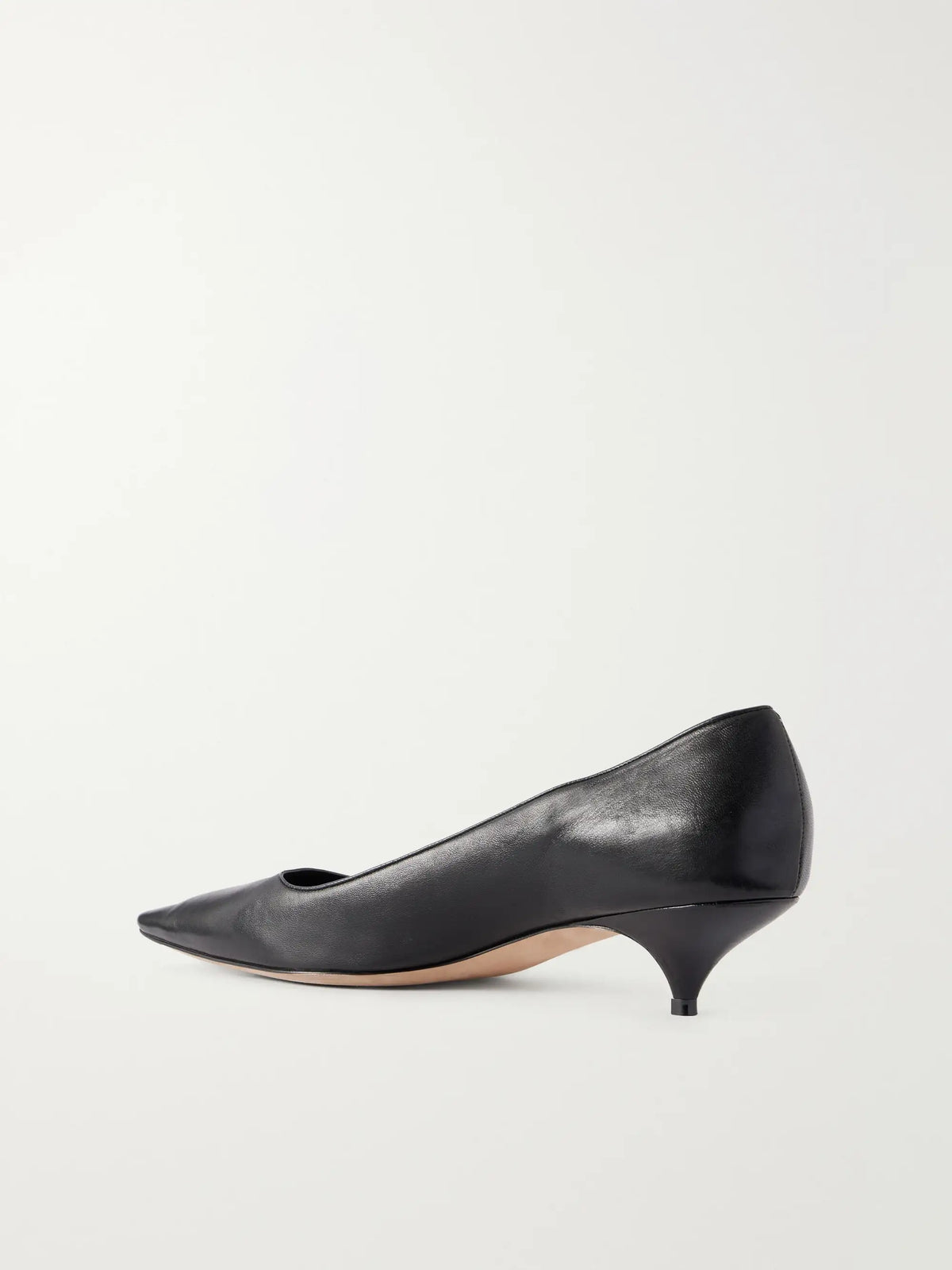 Liisa Leather Kitten Pumps