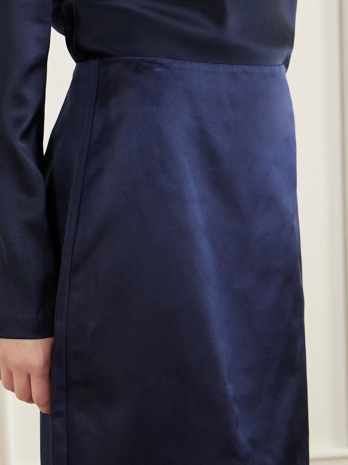 Heirlome Sandrita Duchess Silk-satin Maxi Skirt