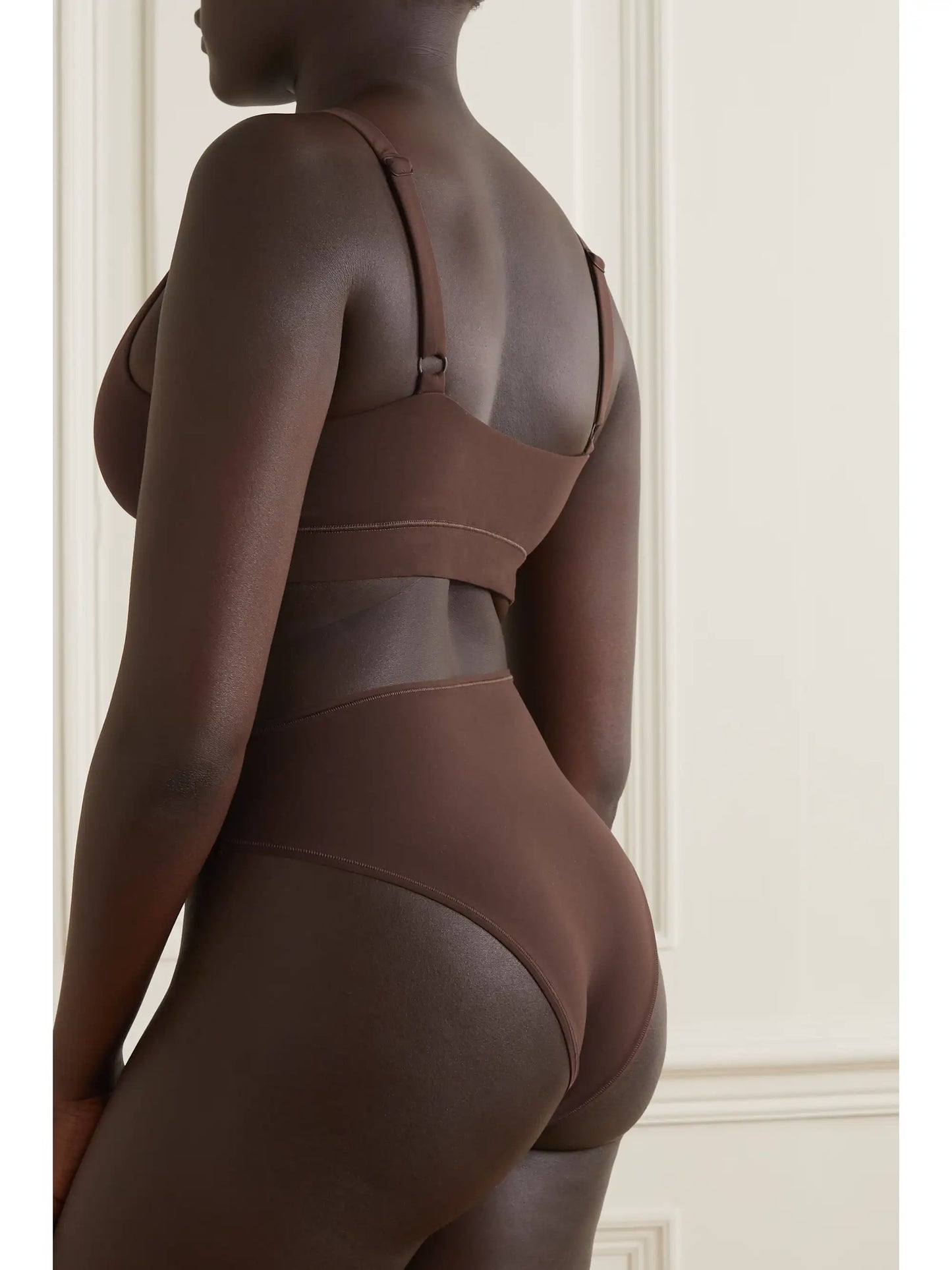 Fits Everybody Triangle Bralette - Cocoa
