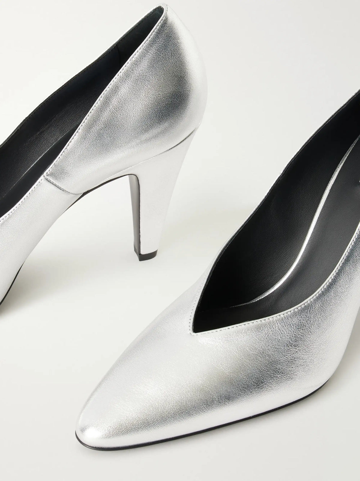 90 Metallic- Leather Pumps