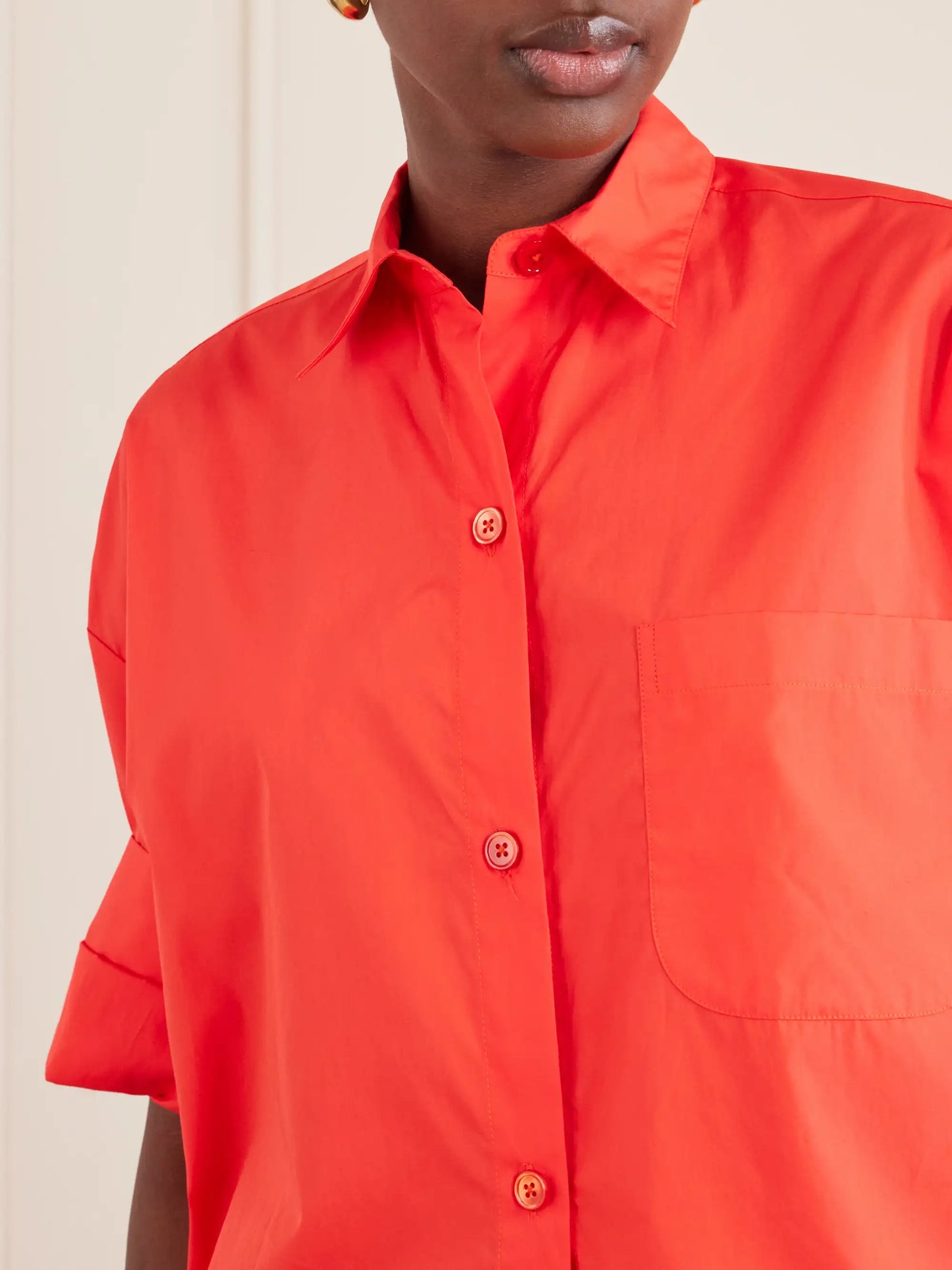 Next Ex Cropped Cotton Shirt