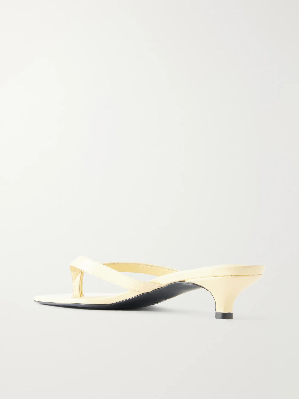 Naplack Leather Thong Sandals
