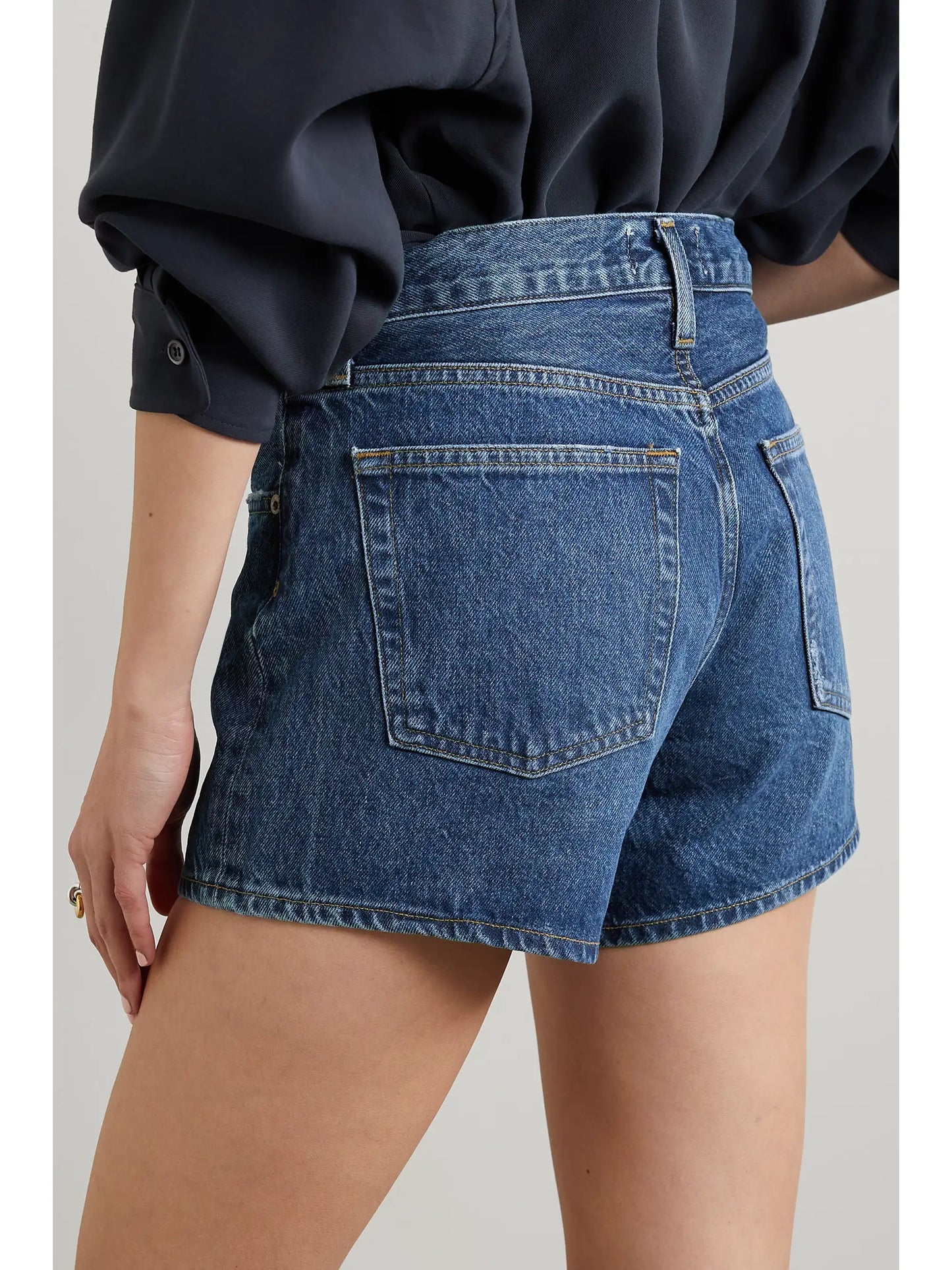 Parker Long Clean Organic Denim Shorts