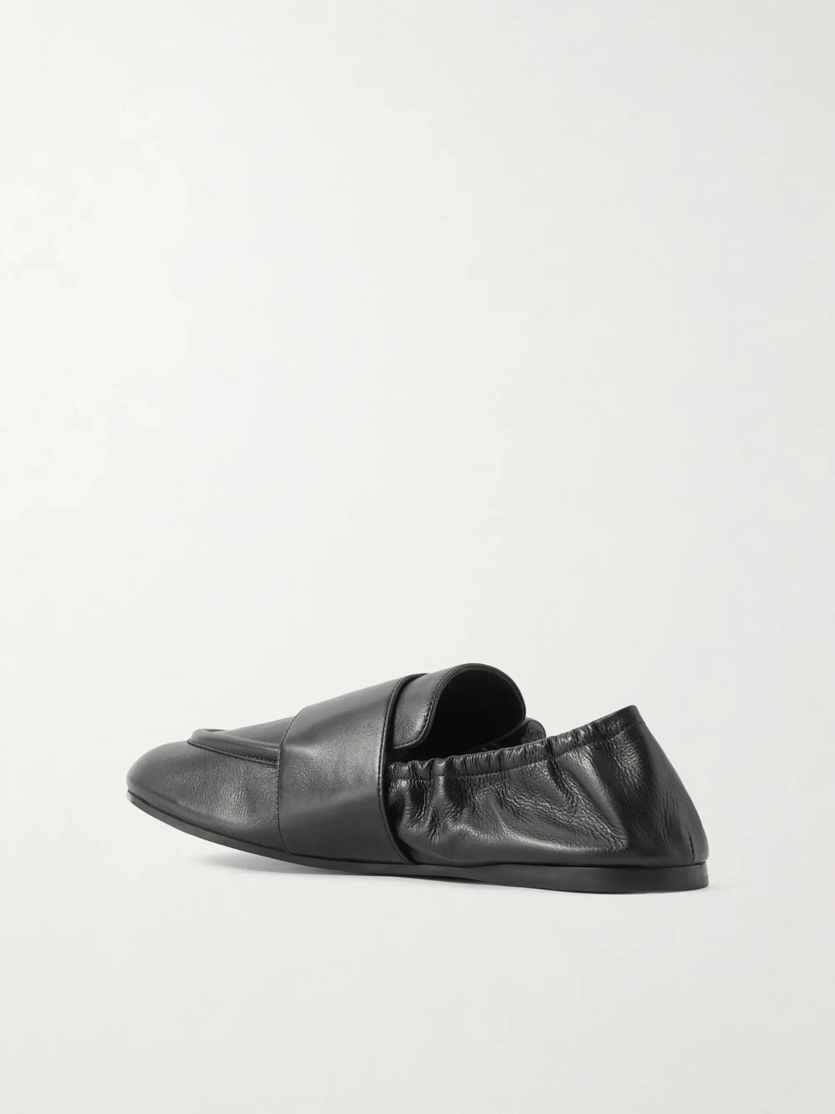 Toggle Embellished Leather Loafers