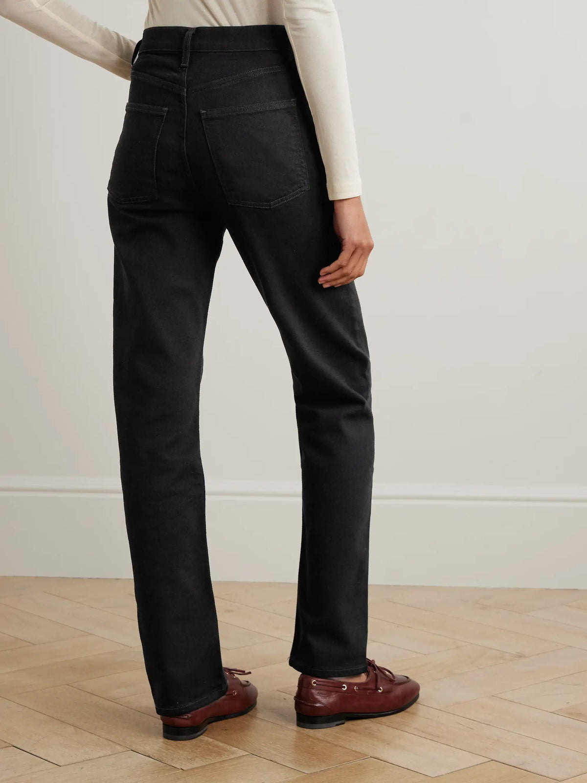 '90s Pinch Waist Long High-rise Straight-leg Jeans