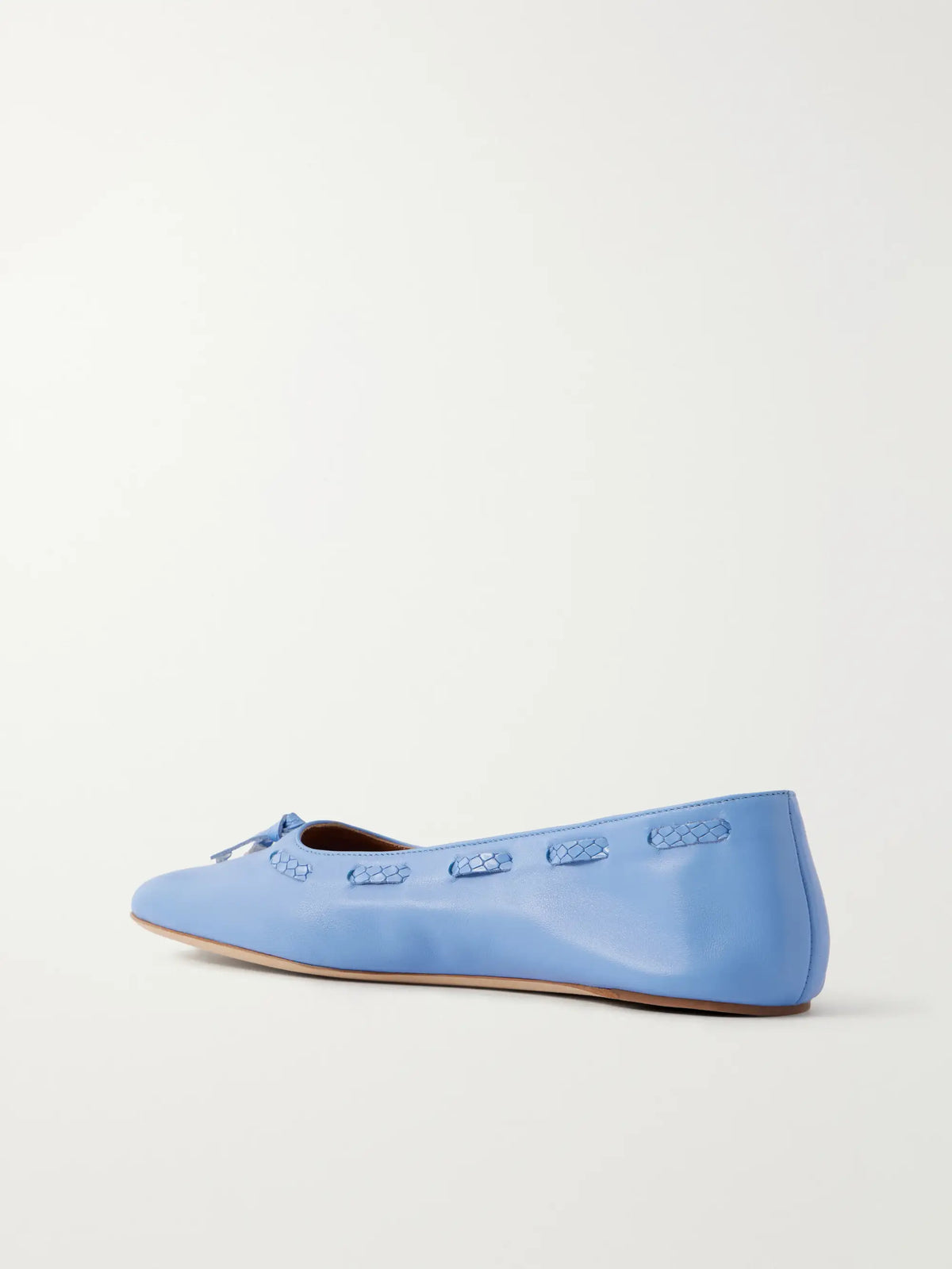 STAUD Milo Leather Ballet Flats