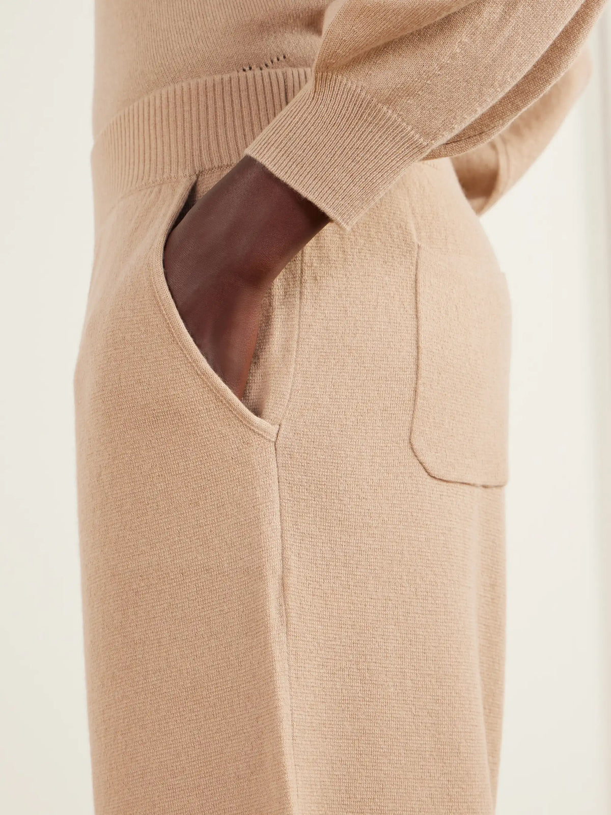 Eres Access Pleated Wool And Cashmere-blend Wide-leg Pants