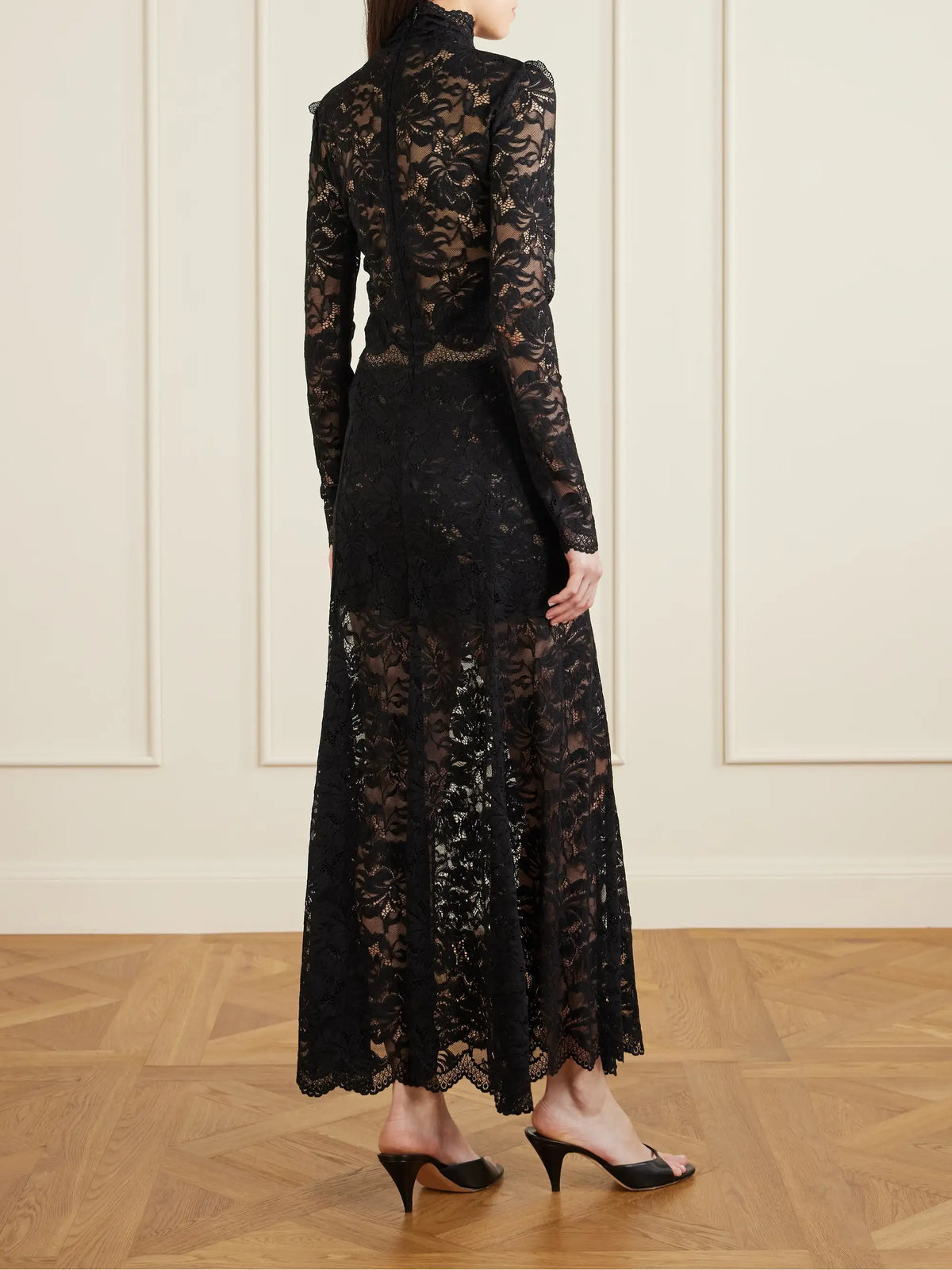 Layered Lace Maxi Dress