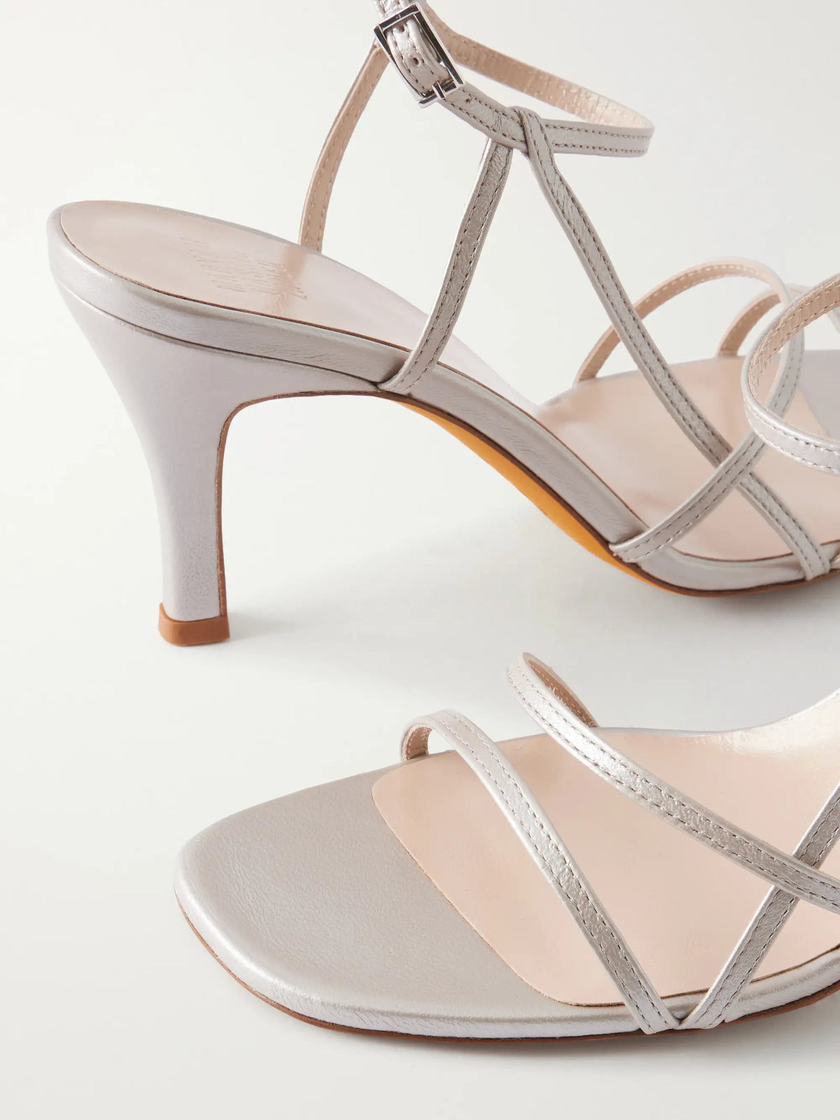 Maryam Nassir Zadeh Irene 78 Metallic-leather Sandals
