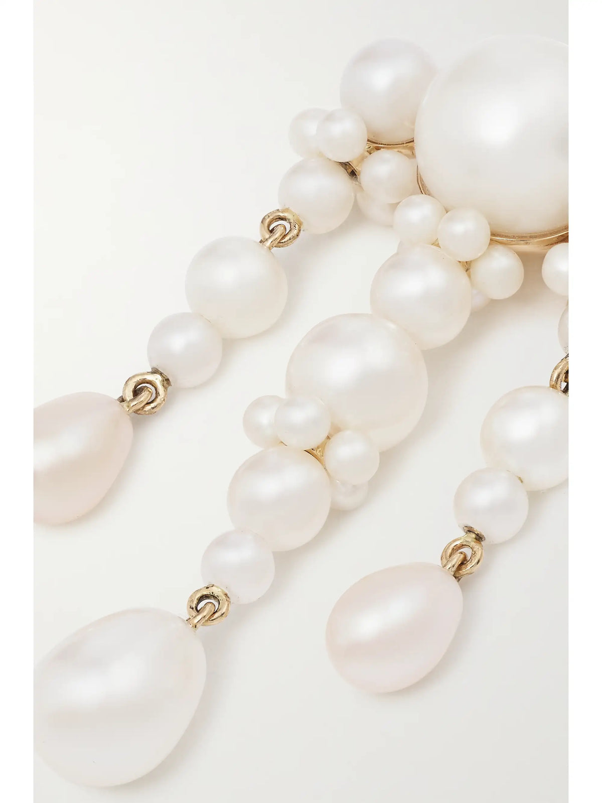 Jardin De Perle 14-karat Gold Pearl Single Earring
